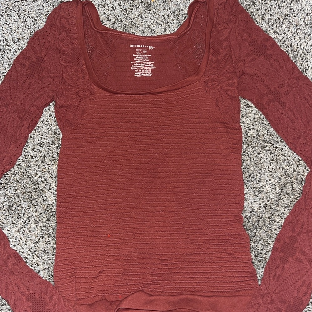 Free people “So many likes” fitted long sleeve xs/s
